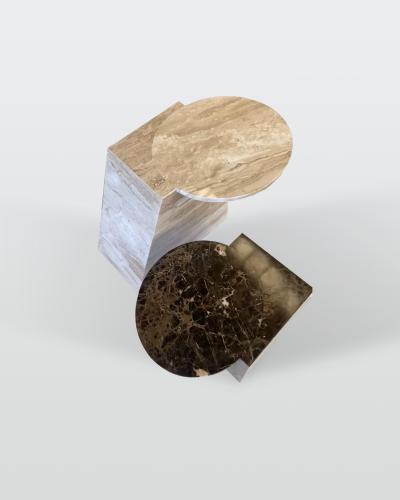 Jason Mizrahi Marble V Tables