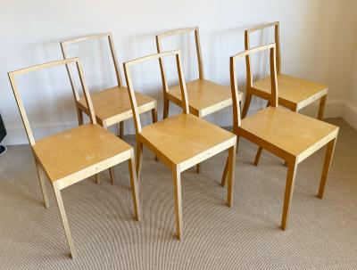 Jasper Morrison SET OF SIX JASPER MORRISON PLYWOOD CHAIRS