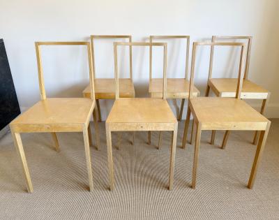 Jasper Morrison SET OF SIX JASPER MORRISON PLYWOOD CHAIRS