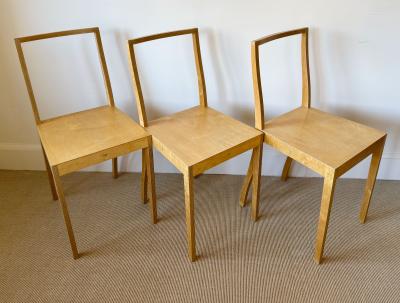 Jasper Morrison SET OF SIX JASPER MORRISON PLYWOOD CHAIRS