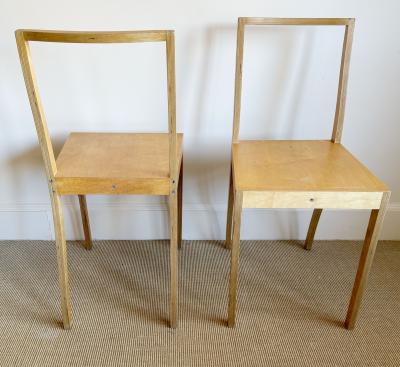 Jasper Morrison SET OF SIX JASPER MORRISON PLYWOOD CHAIRS