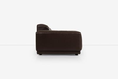 Jasper Morrison for Vitra Chocolate Brown Leather Soft Sectional Modular Sofa