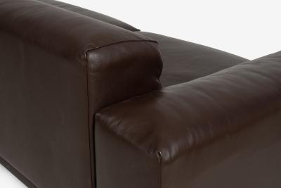 Jasper Morrison for Vitra Chocolate Brown Leather Soft Sectional Modular Sofa