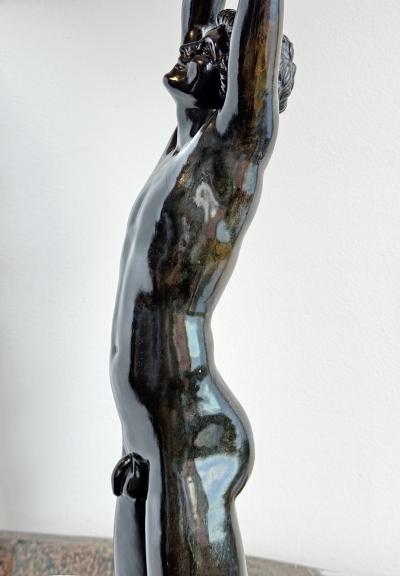 Jaume Otero Art Deco Erotic Male Nude Bronze Sculpture Gay Interest
