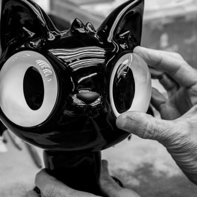 Javier Calleja Little Devil Cat Sculpture Designed by Javier Calleja and Lladro 