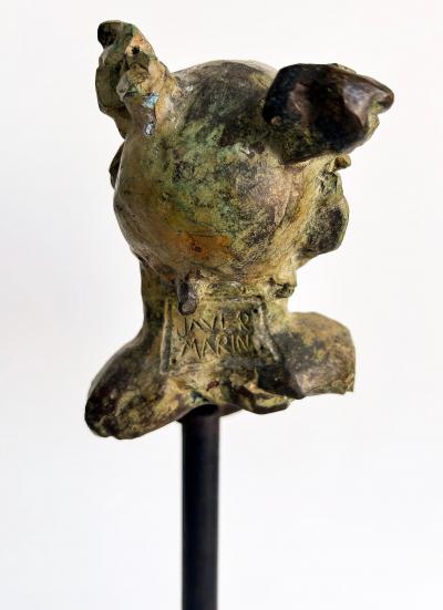 Javier Marin Javier Marin Patinated Bronze Sculptures Signed Set of 5 Mexico