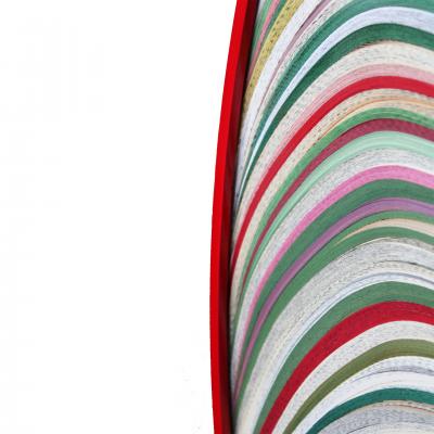 Javier Velarde Javier Velarde Boooks And Topographies N56 Dyed Paper Wall Sculpture Spain 2025