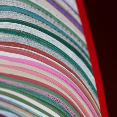 Javier Velarde Javier Velarde Boooks And Topographies N56 Dyed Paper Wall Sculpture Spain 2025