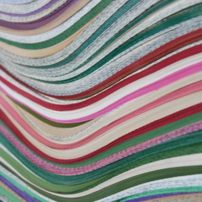 Javier Velarde Javier Velarde Boooks And Topographies N56 Dyed Paper Wall Sculpture Spain 2025