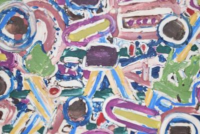 Jay Milder Jay Milder Oil and Volcanic Ash on Canvas Noahs Ark 1999 2003