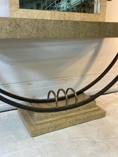 Jay Spectre EXCEPTIONAL POST MODERN CONSOLE AND MIRROR