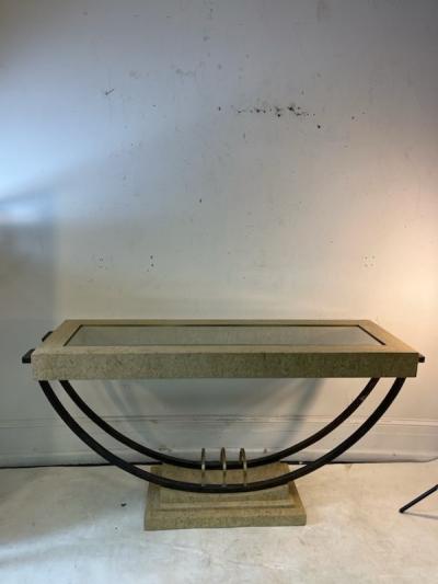 Jay Spectre EXCEPTIONAL POST MODERN CONSOLE AND MIRROR