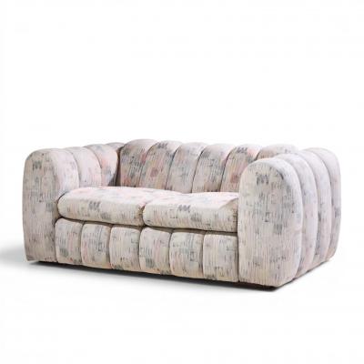 Jay Spectre Jay Spectre Channeled Postmodern Sofa Loveseat