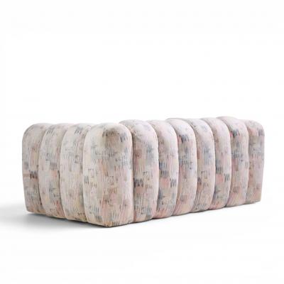 Jay Spectre Jay Spectre Channeled Postmodern Sofa Loveseat