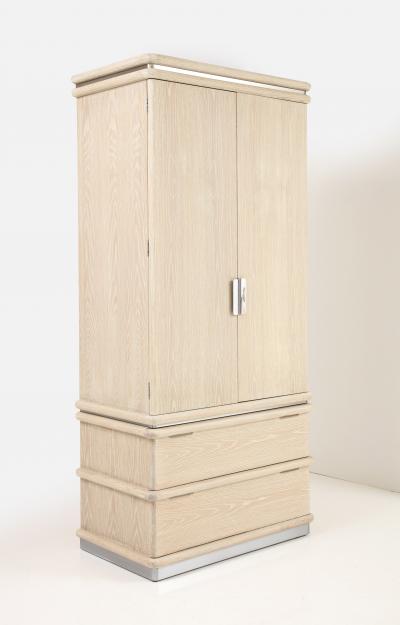 Jay Spectre Jay Spectre Custom Cerused Oak Wardrobe