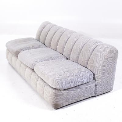 Jay Spectre Jay Spectre Postmodern Channeled Sofa