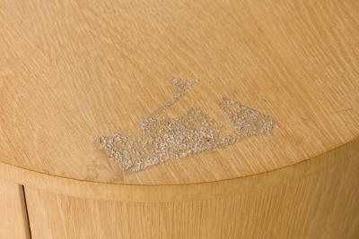 Jay Spectre Jay Spectre Vintage American Modern Cerused Oak Dressing Vanity Table