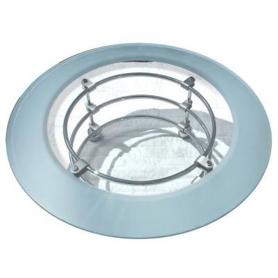 Jay Spectre Jay Spectre for Century Furniture Chrome and Glass Coffee Table