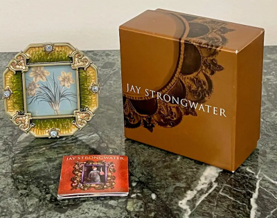 Jay Strongwater Jay Strongwater Octagonal Swarovski Picture Frame New in Box