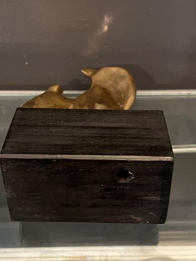 Jean Arp MODERNIST ABSTRACT TRIO OF BRASS BIRDS SCULPTURE SIGNED