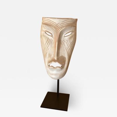 Jean Austruy Ceramic Mask attributed to Jean Austruy France 1960s