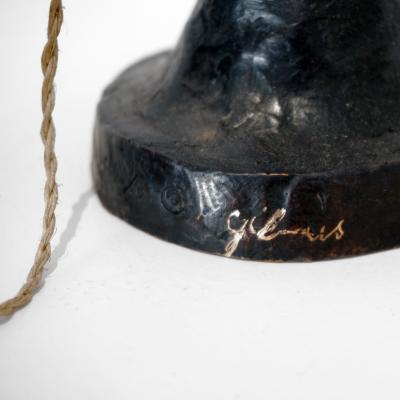 Jean Baptiste GIBUS Boutin PSYCHOANALYZIS 1 12 Bronze and rope sculpture