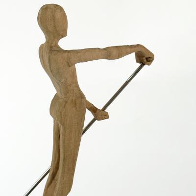 Jean Baptiste GIBUS Boutin SERENITY Original wood and metal sculpture