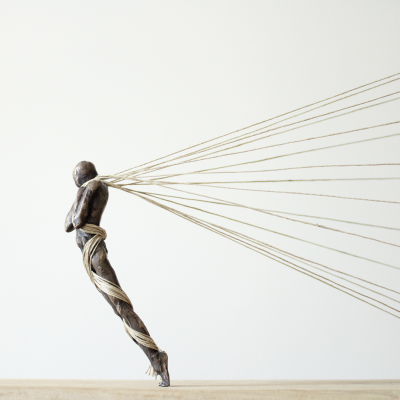 Jean Baptiste GIBUS Boutin THE WIND RISES II Bronze sculpture N 2 8