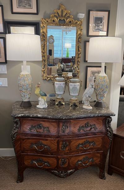 Jean Baptiste Hedouin Signed JB Hedouin Paris R gence Bronze Mounted Rosewood Tombeau Commode