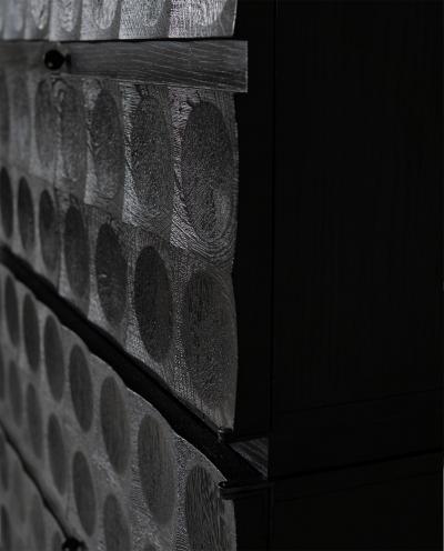 Jean Batenburg Brutalist Cabinet by J Batenburg Belgium 1970s