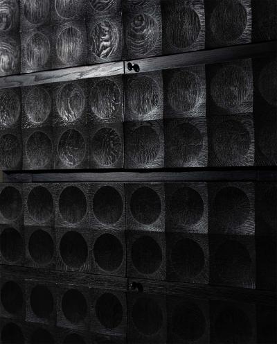Jean Batenburg Brutalist Cabinet by J Batenburg Belgium 1970s
