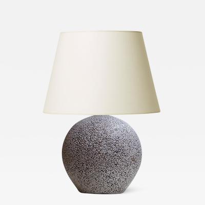 Jean Besnard Besnard style tapered globe table lamp