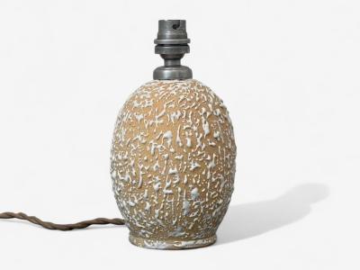 Jean Besnard French Art Deco Ceramic Table Lamp France 1960s