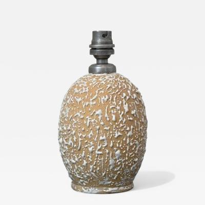 Jean Besnard French Art Deco Ceramic Table Lamp France 1960s