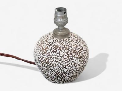 Jean Besnard French Art Deco Ceramic Table Lamp France 1960s