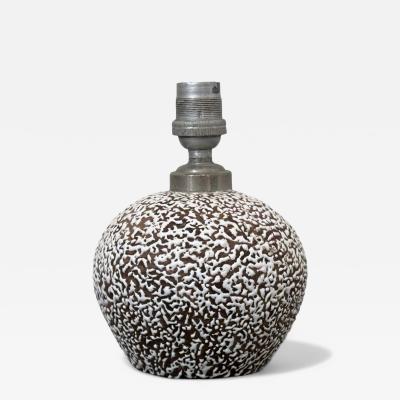 Jean Besnard French Art Deco Ceramic Table Lamp France 1960s