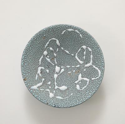 Jean Besnard Small Jean Besnard Blue White Dish France c 1935 signed