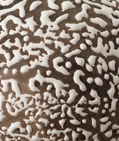 Jean Besnard Small Jean Besnard Style Art Deco Round Lamp France c 1930