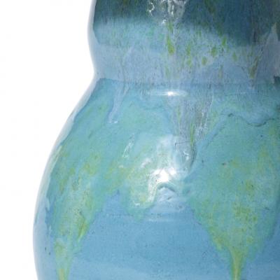 Jean Besnard Table lamp with gourd form by Jean Besnard