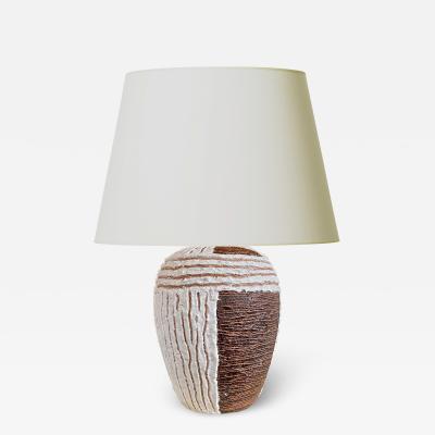 Jean Besnard Textured French Table Lamp in the Style of Jean Besnard