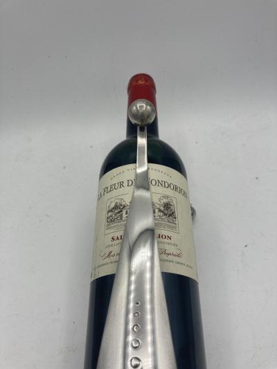 Jean Boggio 1990s silver plated wine cooler by Jean Boggio