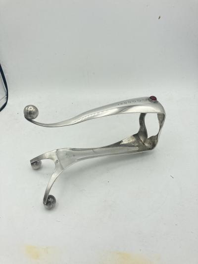 Jean Boggio 1990s silver plated wine cooler by Jean Boggio