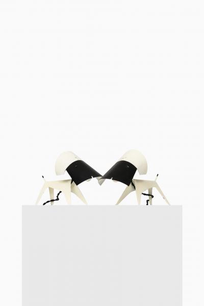 Jean Boris Lacroix Table Lamps Produced by Disderot