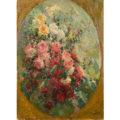 Jean Chaleye Jean Chaleye FRENCH 1878 1960 Framed Flowers 