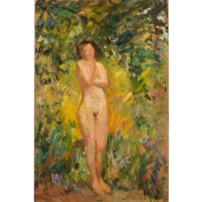 Jean Chaleye Jean Chaleye FRENCH 1878 1960 Nude In Nature 