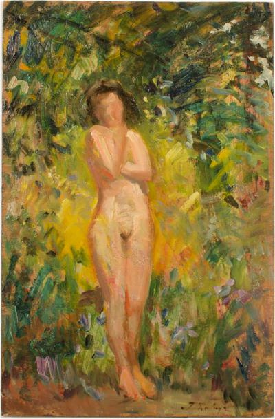 Jean Chaleye Jean Chaleye FRENCH 1878 1960 Nude In Nature 