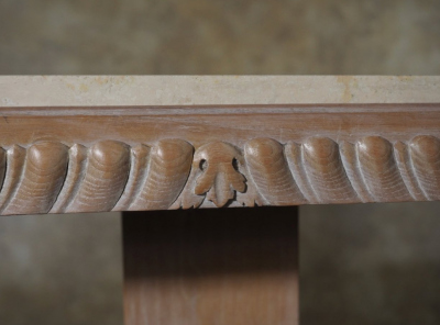 Jean Charles Moreaux Jean Charles Moreux cerused oak low table