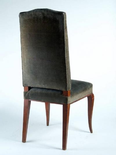 Jean Charles Moreux Attributed to Jean Charles Moreux Set of Six Dining Chairs