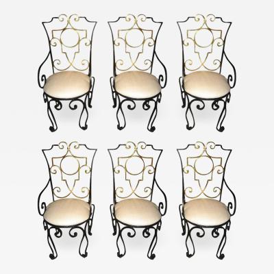 Jean Charles Moreux Chairs Set of 6