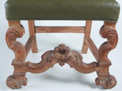 Jean Charles Moreux J C Moreux style of 8 dining chairs in glazed cherry